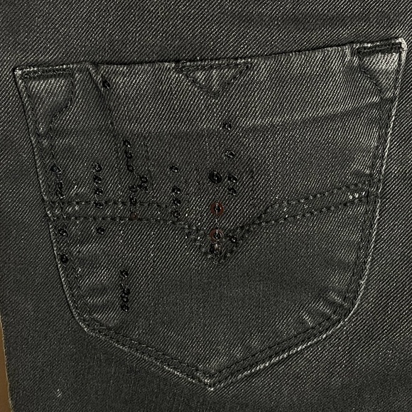 DIESEL LIVY Black Jeans W 27 L 32 - Picture 10 of 15